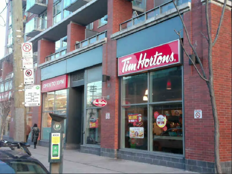 Tim Hortons at 1033 Queen St. West, Toronto
