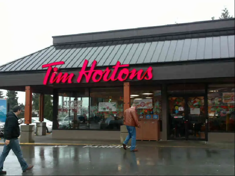 Tim Hortons at 1409 Marine Drive, North Vancouver
