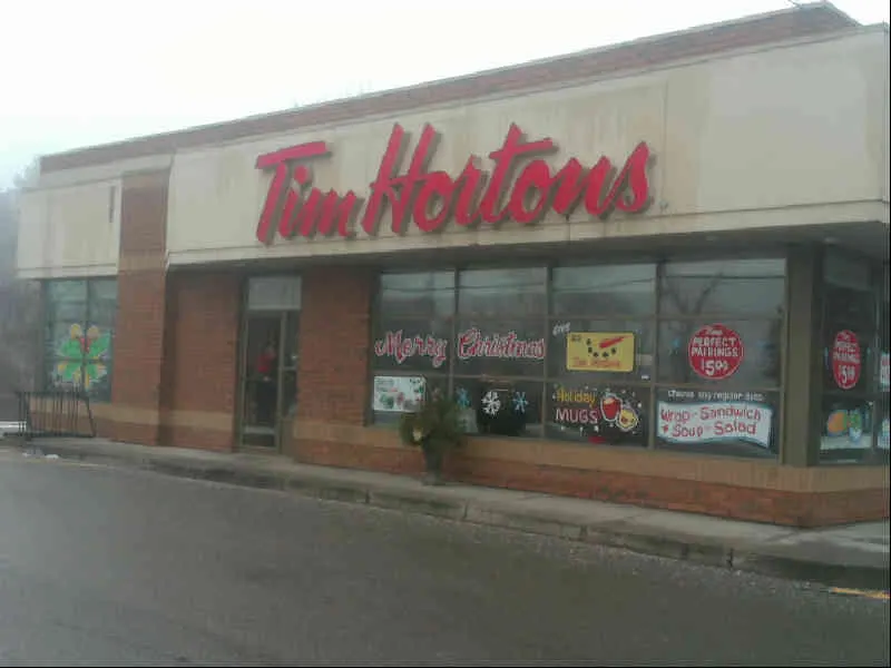 Tim Hortons at 1527 Water Street, Peterborough