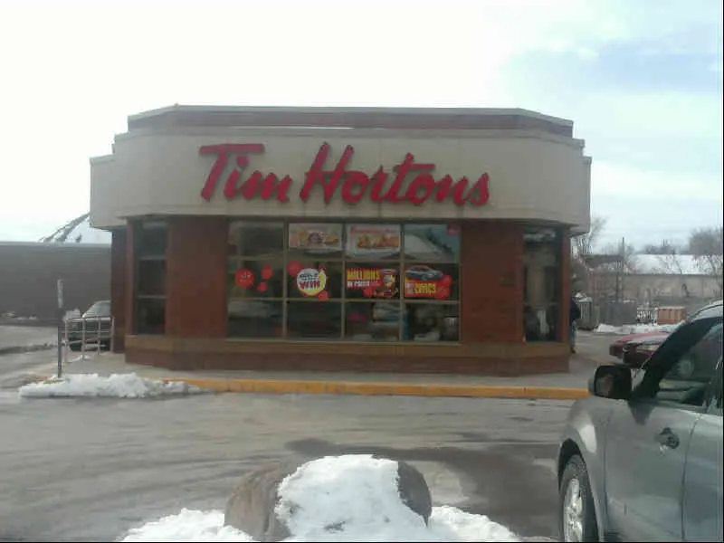 Tim Hortons at 157 George Street North, Peterborough