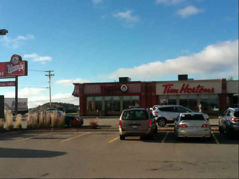 Tim Hortons at 158 Main Street W., Saint John