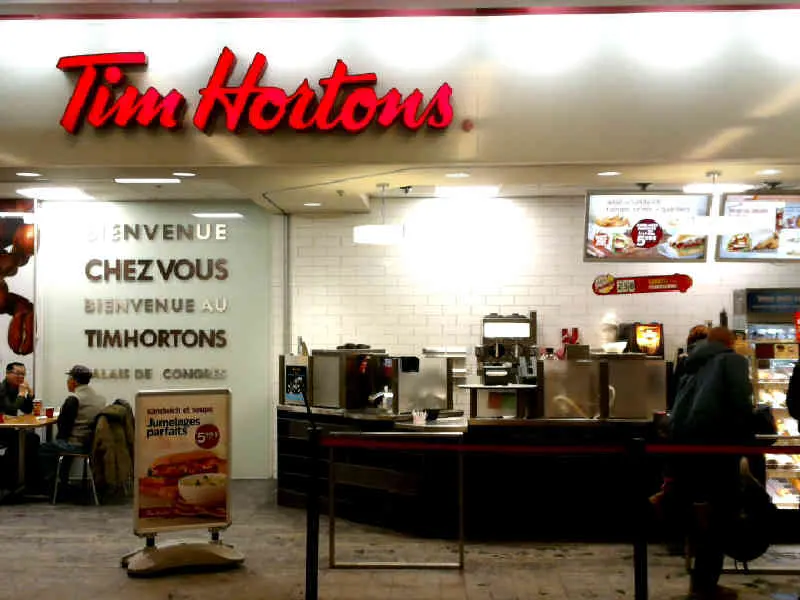 Tim Hortons at 159, St-Antoine Ouest, Montreal
