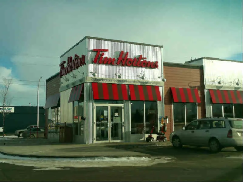 Tim Hortons at 16012 100A Avenue, Edmonton