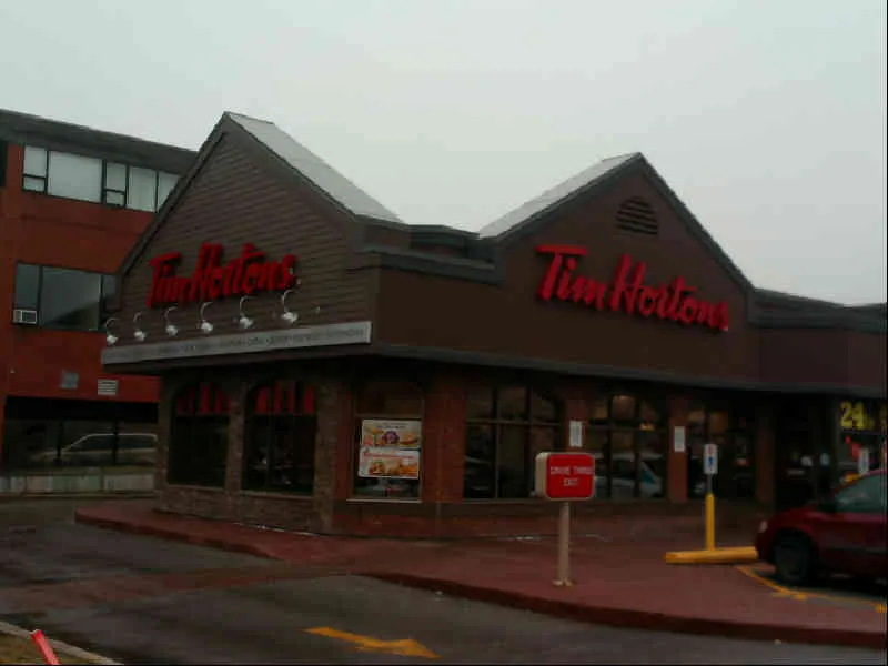 Tim Hortons at 20 Queen St North, Bolton