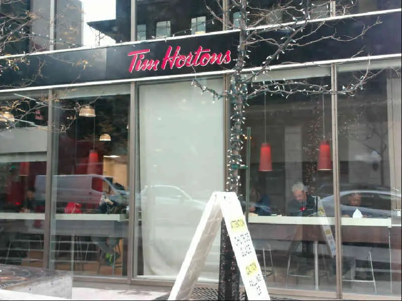 Tim Hortons at 2035, Rue Stanley, Montreal