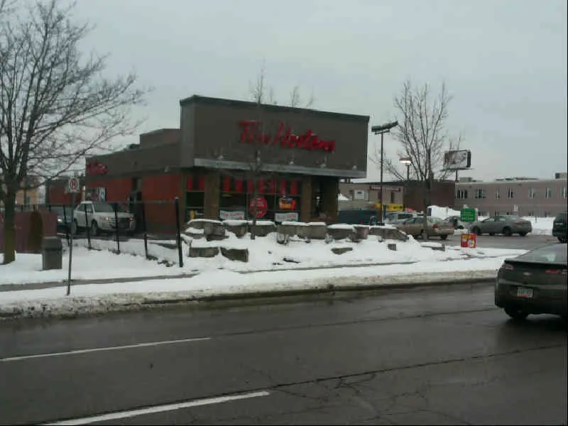 Tim Hortons at 338 King Street West, Oshawa