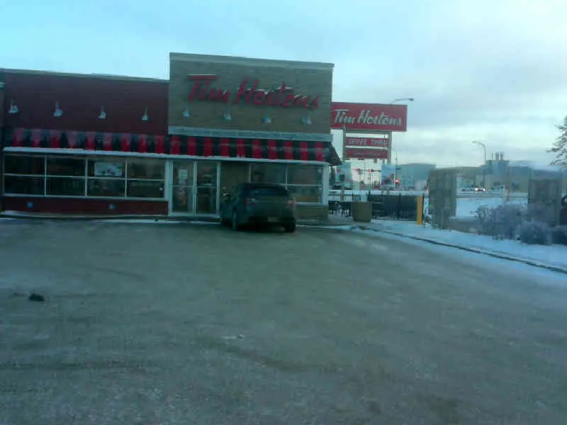 Tim Hortons at 4216 Elko Drive, Whitecourt