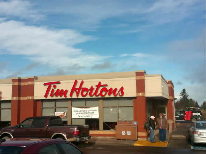 Tim Hortons at 534 Main St. East, Shediac