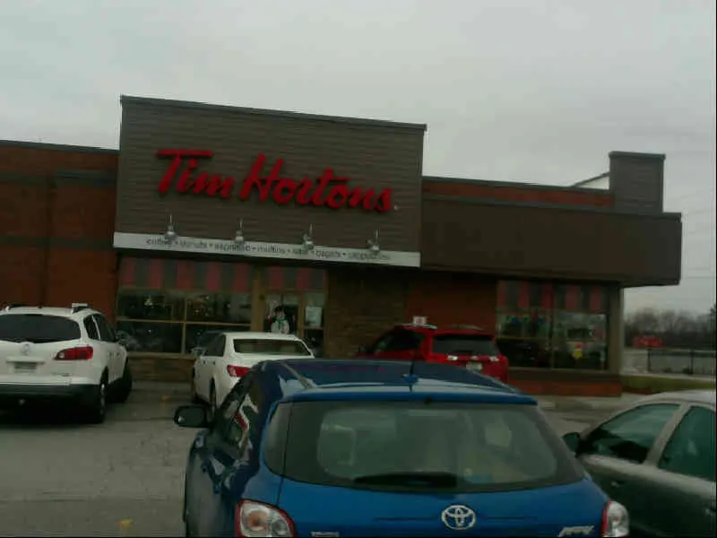 Tim Hortons at 5555 Eglinton Ave West, Etobicoke