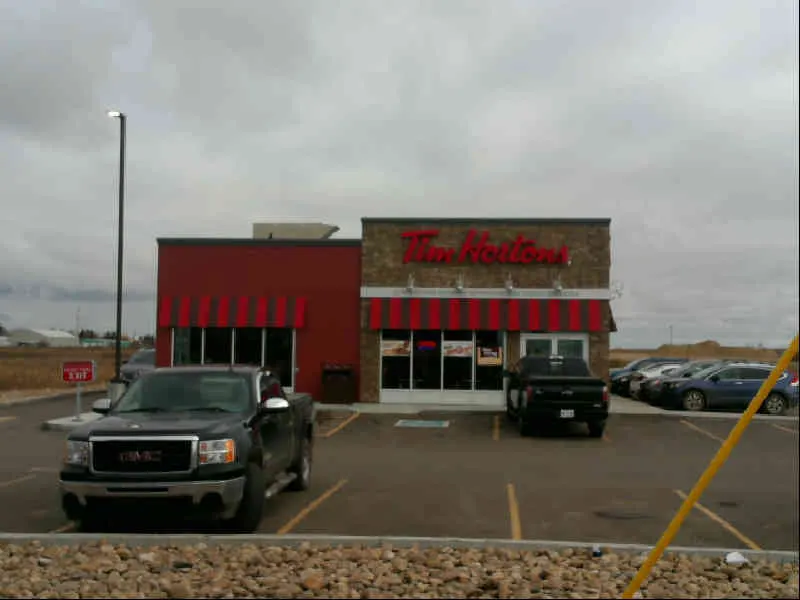 Tim Hortons at 606 West Industrial Road, Hanna