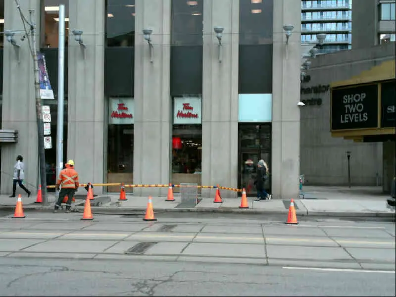 Tim Hortons at 65 Queen St West, Toronto