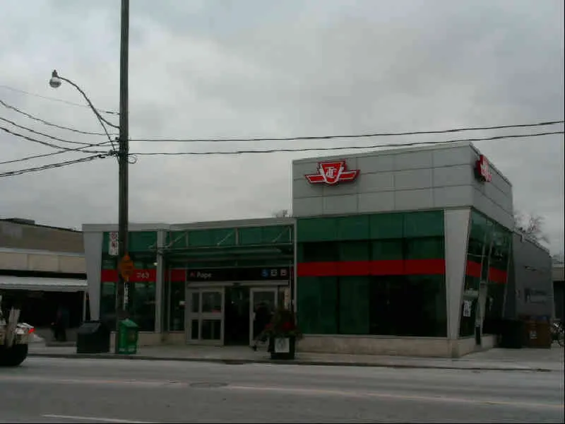 Tim Hortons at 743 Pape Avenue PAPE SUBWAY STATION, Toronto