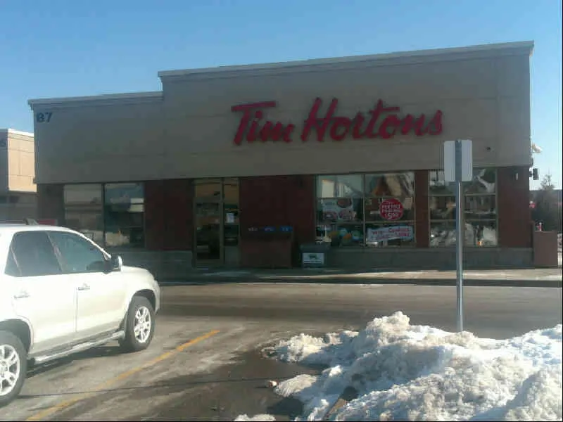 Tim Hortons at 87 Middlecote Drive, Ajax