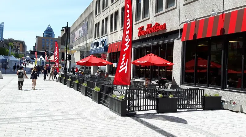 Tim Hortons at 93, Rue St Catherine Ouest, Montreal