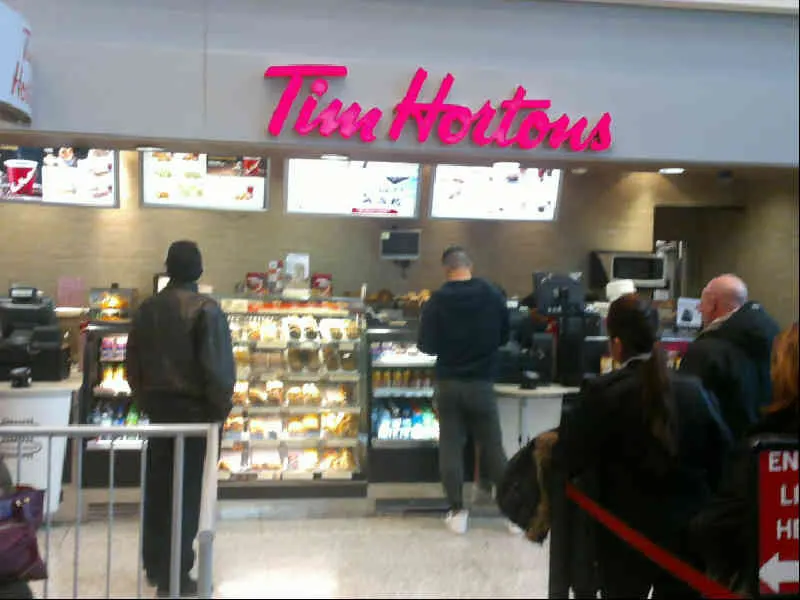 Tim Hortons at Pearson International Airport - T1 Pre Security Domestic Arrivals TORONTO AIRPORT, Mississauga
