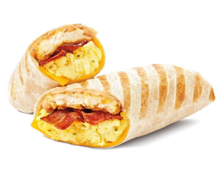Bacon Scrambled Egg Farmer's Wrap