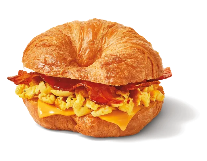 Bacon Scrambled Egg Loaded Croissant