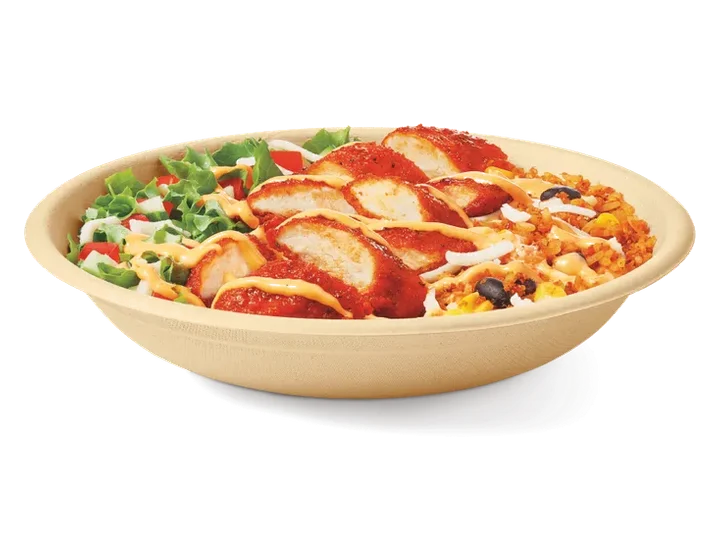 BBQ Crispy Chicken Loaded Bowl with Cheese