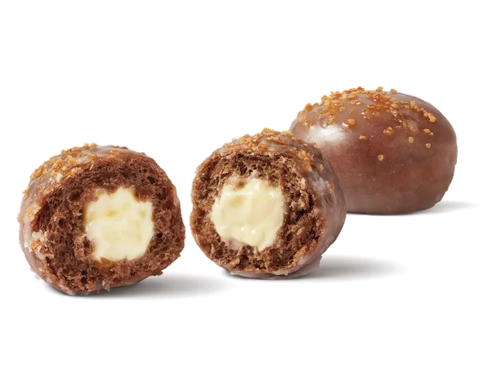 Chocolate Creme Brulee Filled Timbit