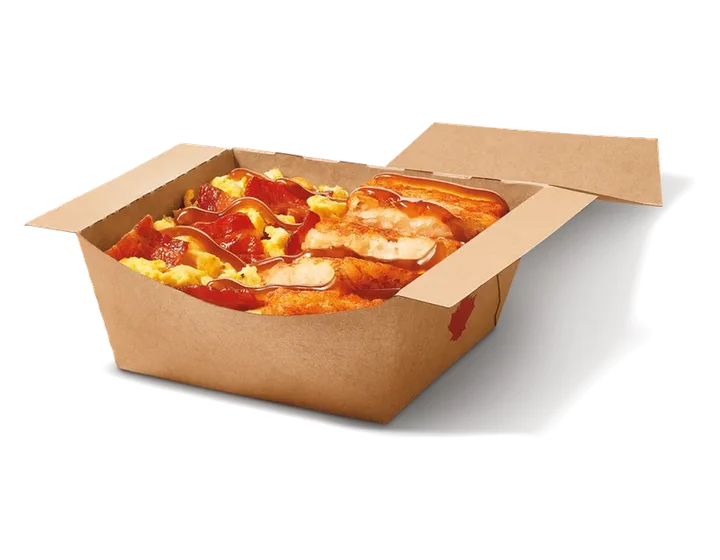Maple Brown Butter Scrambled Egg and Cheese Loaded Box
