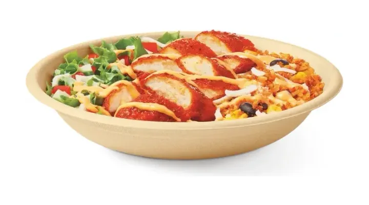 BBQ Crispy Chicken Loaded Bowl with Cheese