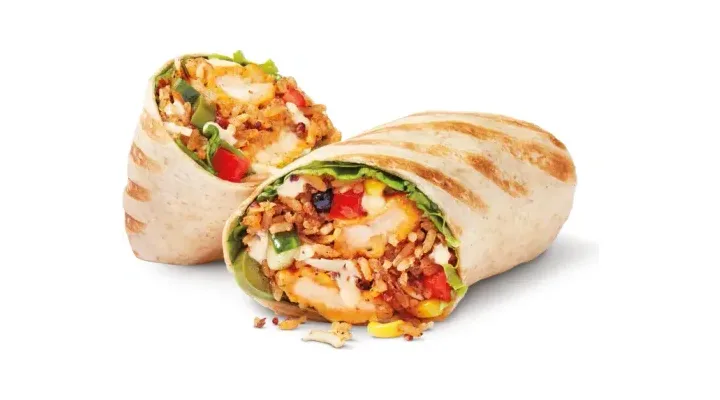 Crispy Chicken Habanero Loaded Wrap with Cheese