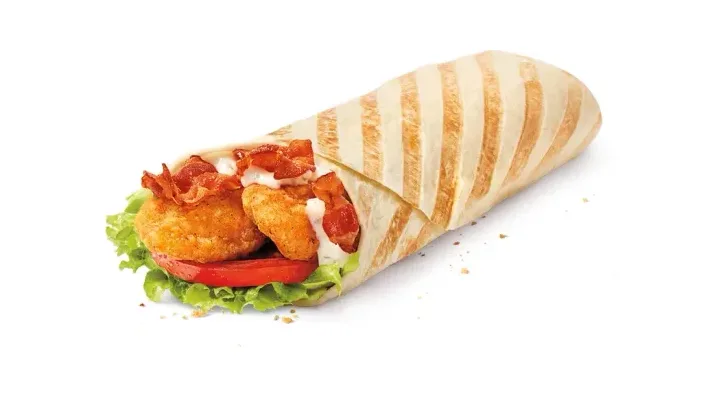 Slow-Cooked Chicken Bacon Ranch Wrap