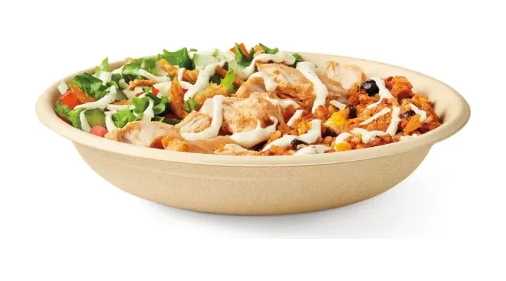 Slow-Cooked Chicken Cilantro Lime Loaded Bowl with Cheese